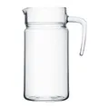 Domotti Wasserkrug aus Glas 1,8 l Delight Rund Transparent Glas mit Henkel Spülmaschinenfest 1 Stück