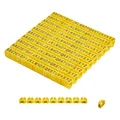 Kabelmarker Clips gelb A–Z, 260 St. für 6 mm² Kabel je 10x Buchstaben Offgridtec