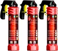 F-Exx 8.0 F - 3er Spar-Pack Haushalt Schaum Feuerlöscher (Made in Germany)