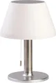 BOLD LED Tischlampe Akku Outdoor/LED Tischleuchte kabellos/Solarlaterne für außen (USB-C Anschluss + Solar | Akku für bis zu 6Std Laufzeit | IP44 Terrassen Lampe | 3stufig dimmbar & Nachtlicht)
