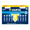 Varta 1x8 High Energy AAA LR 03 Einwegbatterie Alkali (4903121418)