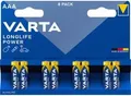 VARTA Batterien Longlife Power, Spannung 1,5 V, besonders langlebig, Micro AAA, 8 Stück