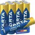 VARTA Batterien AAA, 8 Stück, Longlife Power - Alkaline Micro Batterien LR03 mit 1,5 V - Made in Germany - für energieintensive Geräte
