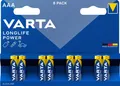 VARTA Longlife Power AAA-Batterien, LR03, 1,5 V, 1,5 A, Alkalibatterien,