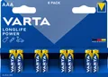 VARTA LONGLIFE Power AAA, 8er Blister Batterie #33961708