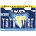 Varta High energy LR03 alkaline batteries 1.5 V # 4008496559787