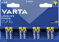 Varta - AAA Micro Longlife Power LR03 Batterien - 8ter Packung