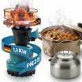 Gas Kocher Campingkocher 1,1kW mit Rost Camping Herd Tisch Notfall Kocher Grill