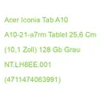 Acer Iconia Tab A10 A10-21-a7rm Tablet 25,6 Cm (10,1 Zoll) 128 Gb Grau NT.LH8EE.