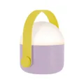 REMEMBER Leuchte Ole lilac, H 15 cm, Ø 13.4 cm, Kunststoff/Metall – Moderne Design Tischleuchte für Wohnraum, dekorative LED Lampe für Wohnzimmer, Schlafzimmer oder Büro