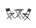 SVITA Balkonset Bistro-Set LIMA, (Set, 3-tlg., 2 Stühle und 1 Tisch), elegantes Design