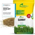 Greenyp® Sunny I Dürreresistenter Trockenrasen I 10kg für 400m2 I Grassamen Rasensamen Rasensaat Gras Nachsaat schnellkeimend