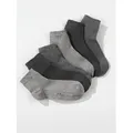 Camano Freizeitsocken Kurzschaft-Socken (7-Paar) blau|grau 39-42