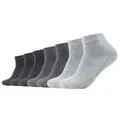 Camano Kurzsocken 7er Pack grau 39-42
