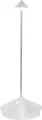 Pina Pro LED-Tischleuchte Blattsilber wiederaufladbar und dimmbar kabellos Zafferano 2200-2700-3000K