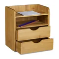 Schreibtisch-organizer Aufbewahrungsbox Ablagesystem natur Tisch-Organizer