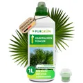 Purgrün Hanfpalmen Dünger, NPK 10+4+6, sattgrüne Blätter, 1L