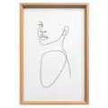 walther design Bilderrahmen Silhouette Holzrahmen, 20x30 cm, buche, NW030P