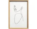 Bilderrahmen Holz Silhouette buche 20x30 cm