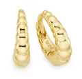 Aniston JEWELRY & WATCHES Paar Creolen Schmuck Geschenk Silberohrringe gelbgoldfarben vergoldet