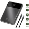 4Smarts Power Bank Enterprise Slim 20000 mAh 122,5 W - Space Grau - Grau