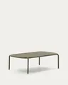 Gartencouchtisch Joncos 113 x 65 x 35 cm Aluminium Grün Wohnzimmer Tisch Neu