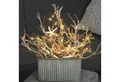 MARELIDA LED-Lichterkette LED Draht Lichterkette Tautropfen Deko 20 LED 1,9m Timer Außen, 20-flammig