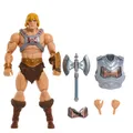 Masters of the Universe: Revolution Masterverse He-Man Actionfigur mit abnehmbarer Kampfrüstung, Deluxe-Sammelfigur mit 30 Bewegungspunkten, MOTU Spielzeug, HYC49