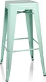 hjh OFFICE Barhocker VANTAGGIO HIGH Metall Hocker bis 150 kg belastbar Sitzhöhe 77 cm