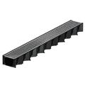 ACO Self® Hexaline 2.0 Entwässerungsrinne inkl. verzinktem Stegrost 1,0 m