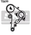 SKF VKMC 01251 Wasserpumpe + Zahnriemensatz für VW Audi Skoda Seat