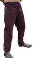 Leonardo Carbone Herren Leinenhose Asmund - Leichte Sommerhose, Festival Outfit, Wikinger, Mittelalter Kleidung, LARP, Cosplay, Freizeithose Lang - 100% Leinen Dunkelbraun L