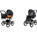 Babylux® Classic Exclusive | 2in1 Kinderwagen Set | White Dots | Kombikinderwagen | Kinderwagens