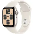 Apple Watch SE (2022) GPS 40mm polarstern mit Sportarmband M/L Polarstern - Beige