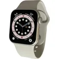  Gebrauchsspuren auf dem Armband, - Apple Watch Series SE 2 - GPS - 40 mm - Polarstern Aluminium - Sportarmband Pola...