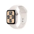 Apple Watch SE (GPS) 40mm Aluminiumgehäuse polarstern, Sportarmband polarstern (M/L)
