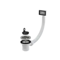 8594045931341 SYFON ZLEWOZMYWAKOWY 6/4" Z PRZELEWEM I STALOWYM SITECZKIEM DN70 A