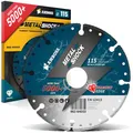 AMBOSS METAL SHOCK 5000+ - Diamant Trennscheibe 115 x 1.8 x 22.23 mm - geeignet