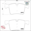 Kit Bremsbeläge Brembo Vorderachse für BMW 4 F33 F83 430 428 425 420 F32 F82 bd6