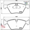 Kit Bremsbeläge Brembo Vorderachse für BMW X1 E84 xDrive 5 E61 525 523 520 E bd1