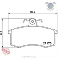Kit Bremsbeläge Brembo Vorderachse für LADA SAMARA PRIORA KALINA GRANTA 112  bhz