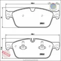 Kit Bremsbeläge Brembo Vorderachse für MERCEDES GL-KLASSE GL M-KLASSE ML GLS bi3