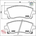 Kit Bremsbeläge Brembo Hinterachse für MITSUBISHI GRANDIS