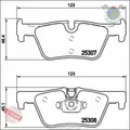 Kit Bremsbeläge Brembo Hinterachse für BMW 4 F33 F83 435 430 428 425 420 F32 bd5