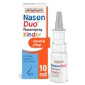 NasenDuo Nasenspray Kinder von ratiopharm. Stark zum Schnupfen, sanft zur Kindernase. Abschwellendes Nasenspray mit 2-fach-Wirkung: Befreit die Nase und fördert die Wundheilung, 10 ml Nasenspray