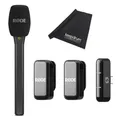 Rode Wireless Micro Mikrofon-System USB-C mit Interview Micro und Tuch