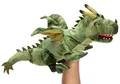 Uni-Toys - Handpuppe Drache (grün) - 49 cm (Länge) - Plüschtier, Kuscheltier