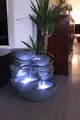 Zimmerbrunnen Groß Cascades mit LED Beleuchtung Springbrunnen Gartenbrunnen