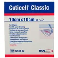 CUTICELL Classic Wundgaze 10x10 cm, 10 St PZN 04979096