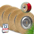 Fugenbürste 4er Set – Kompatibel mit Einhell BG-EG 1410, GC-EG 1410 & GC-CC 18 Li – Passend für Akku-Fugenreiniger & Unkrautbürste
